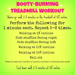 Booty-Burning Treadmill Workout