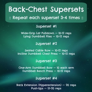 Back-Chest Supersets