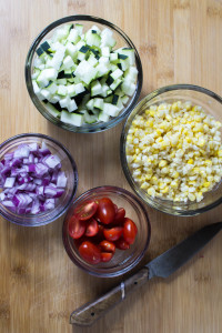 Corn Zucchini Salad Two Ways