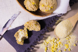 Green Chile Cornbread Muffins-10