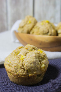 Green Chile Cornbread Muffins-5