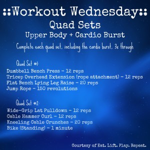 Quad Set - Upper Body + Cardio Burst
