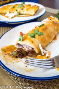 Green Chile Smothered Burritos-7
