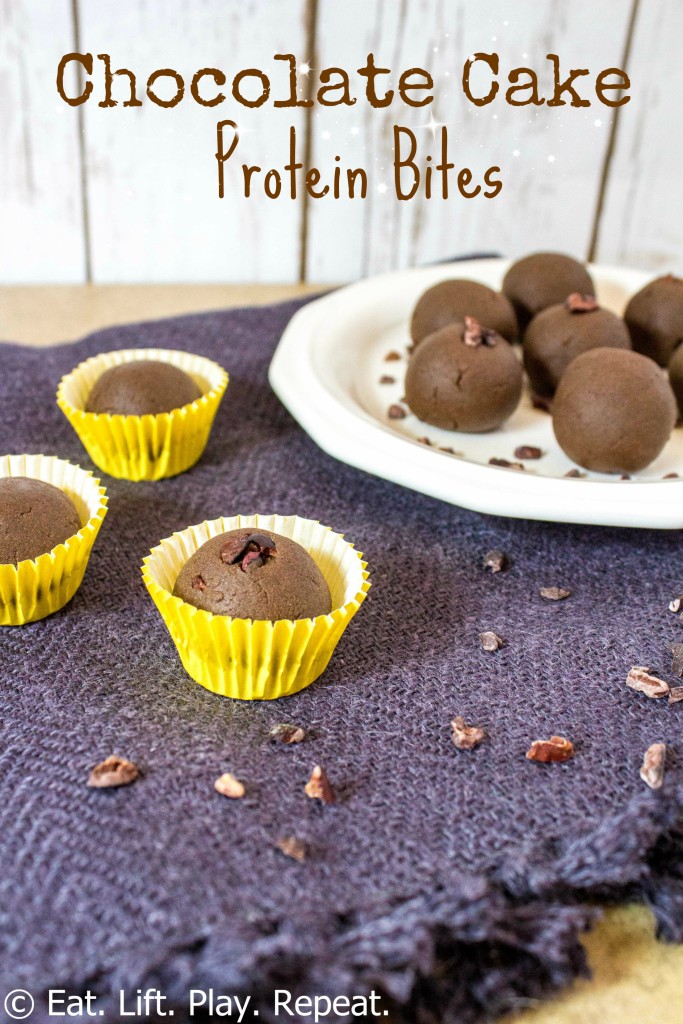 Chocolate Cake Protein Bites