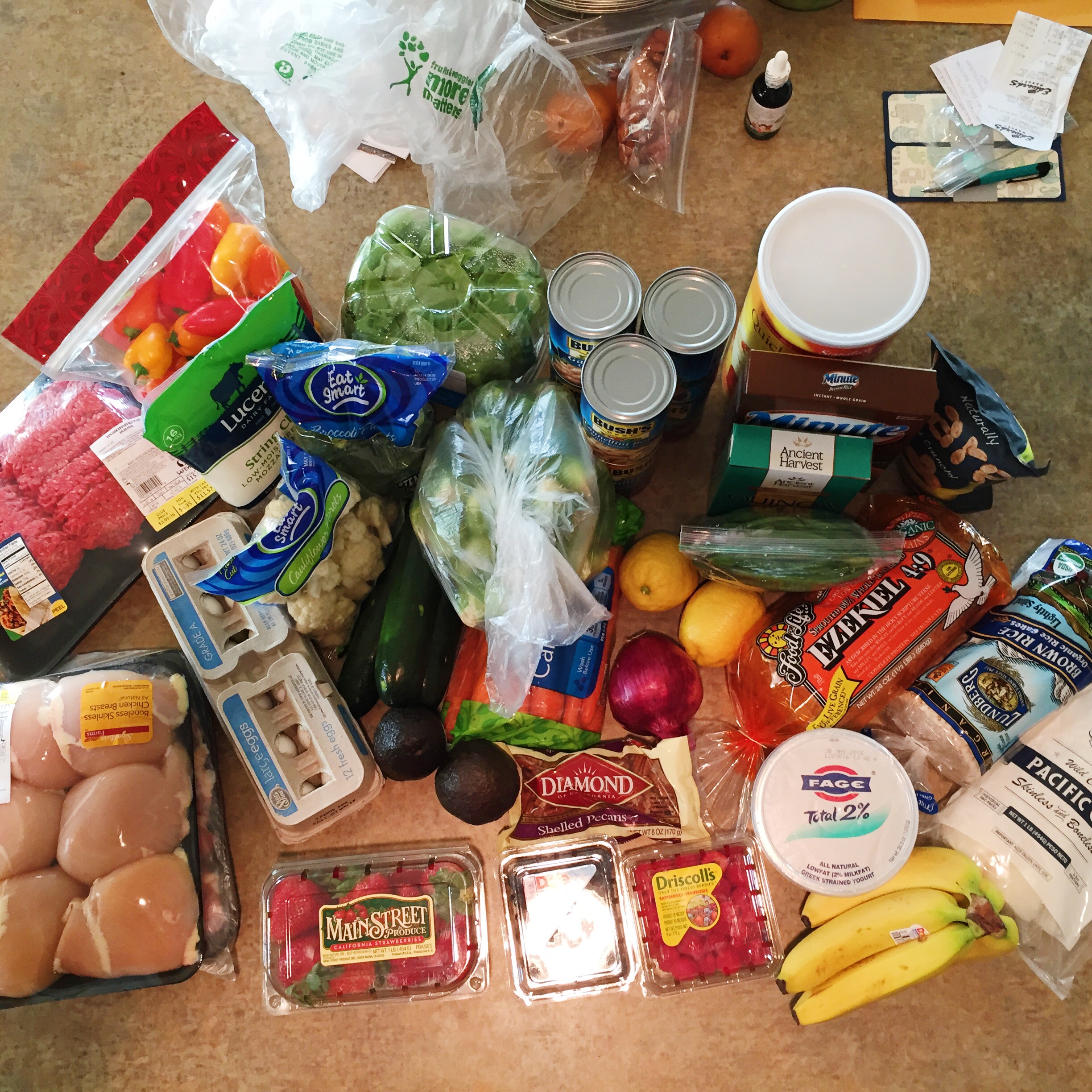 Meal prep deals grocery list