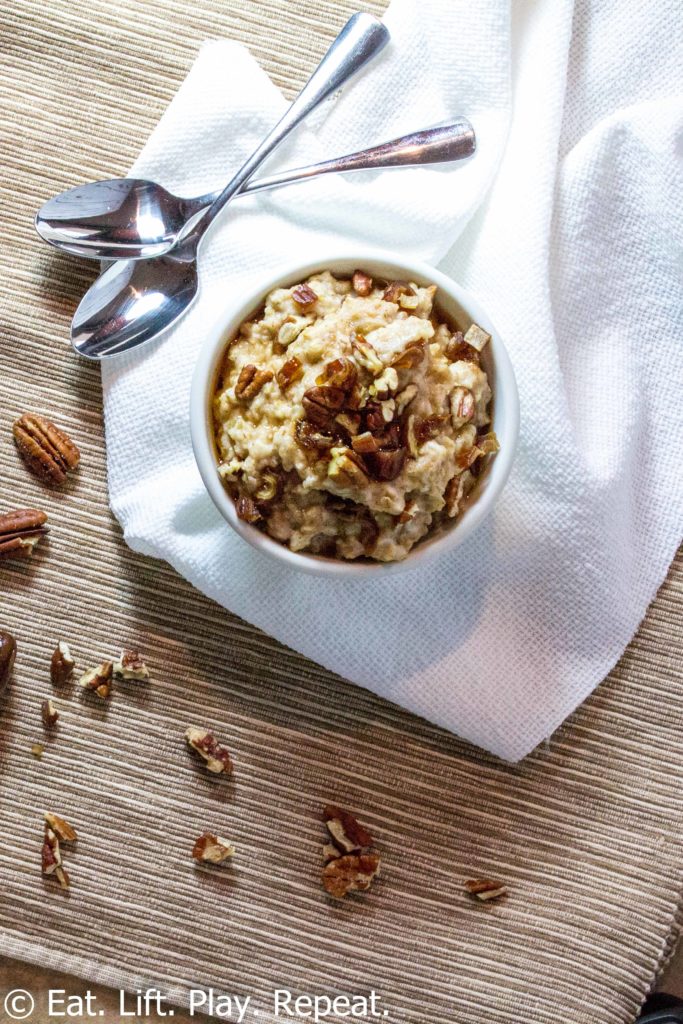 Maple Pecan Protein Oatmeal