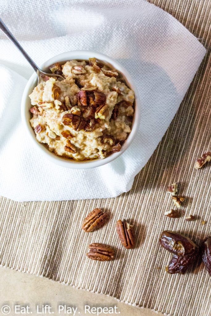 Maple Pecan Protein Oatmeal