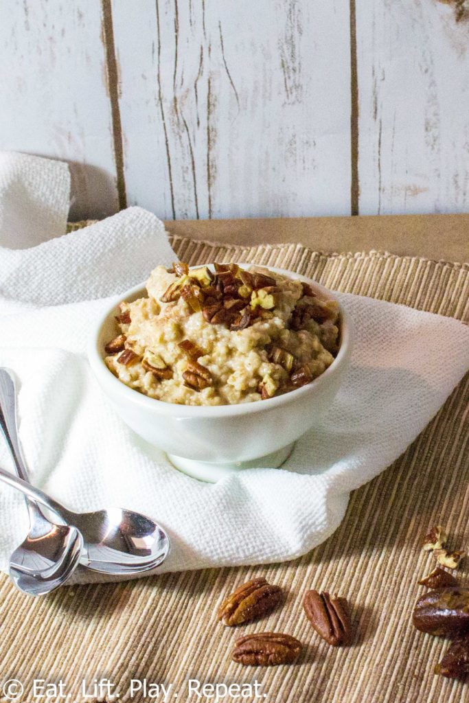 Maple Pecan Protein Oatmeal