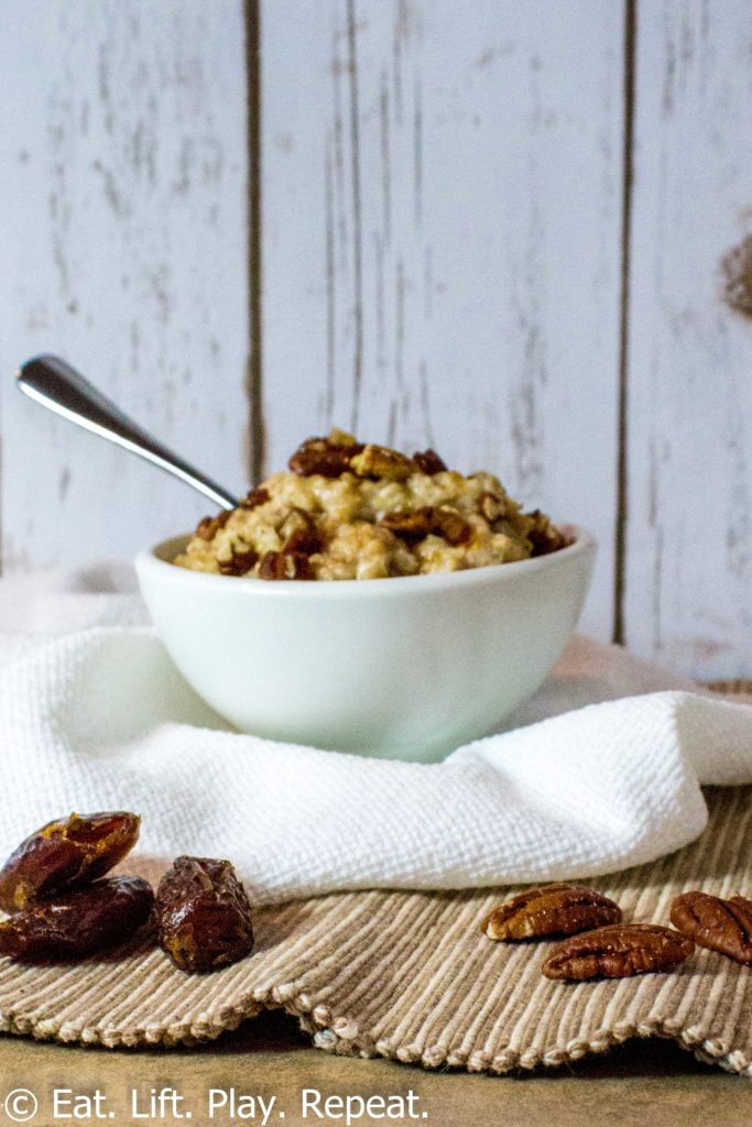 Maple Pecan Protein Oatmeal