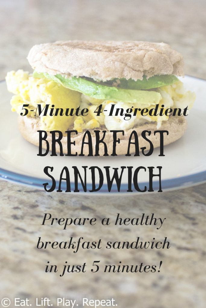 5-Minute 4-Ingredient Breakfast Sandwich