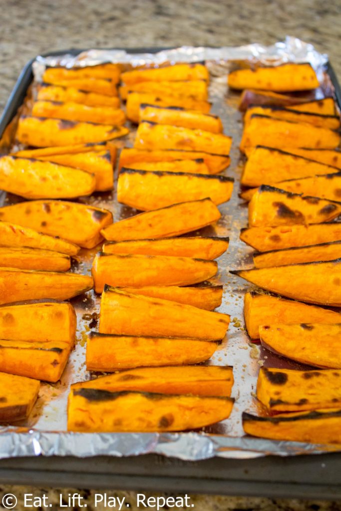 Baked Sweet Potato Wedges