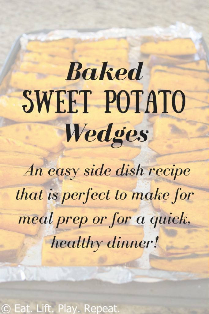 Baked Sweet Potato Wedges