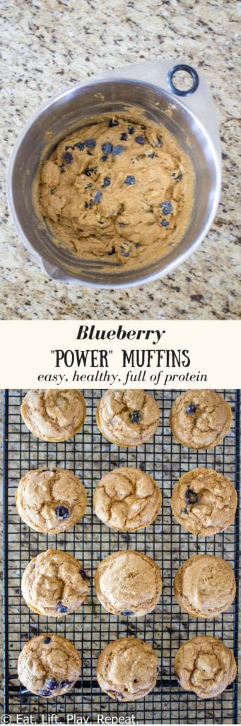 Blueberry Power Muffins