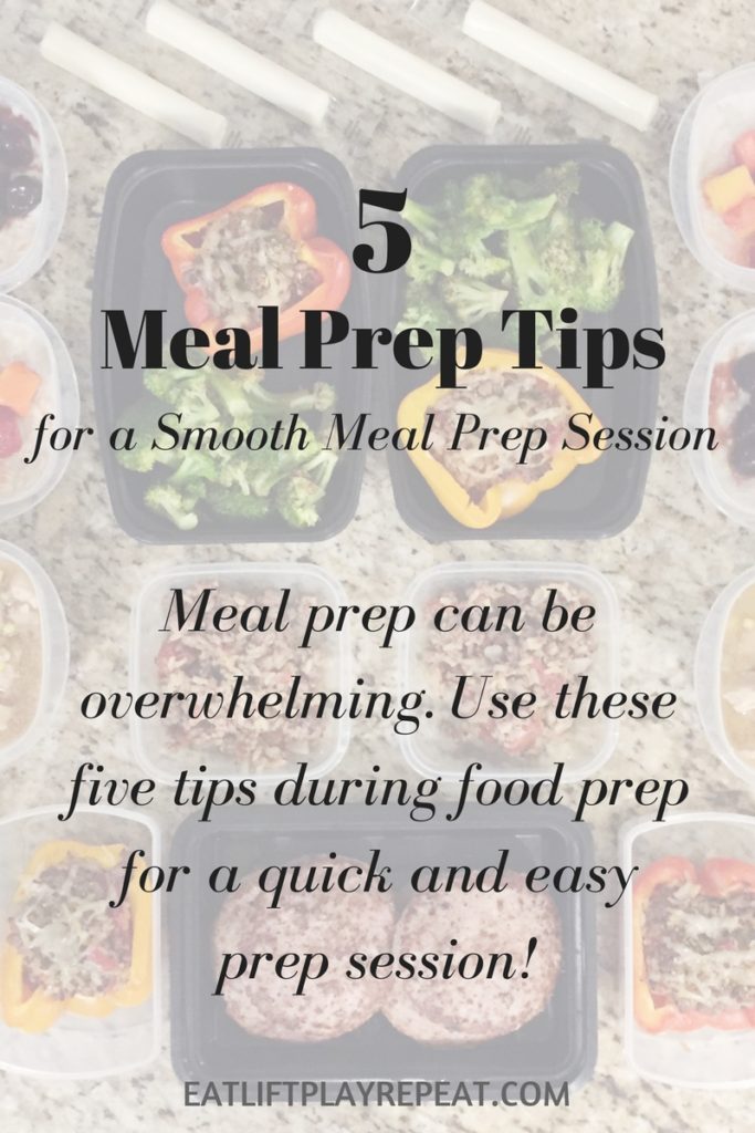 Meal prep tips