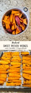 Baked Sweet Potato Wedges